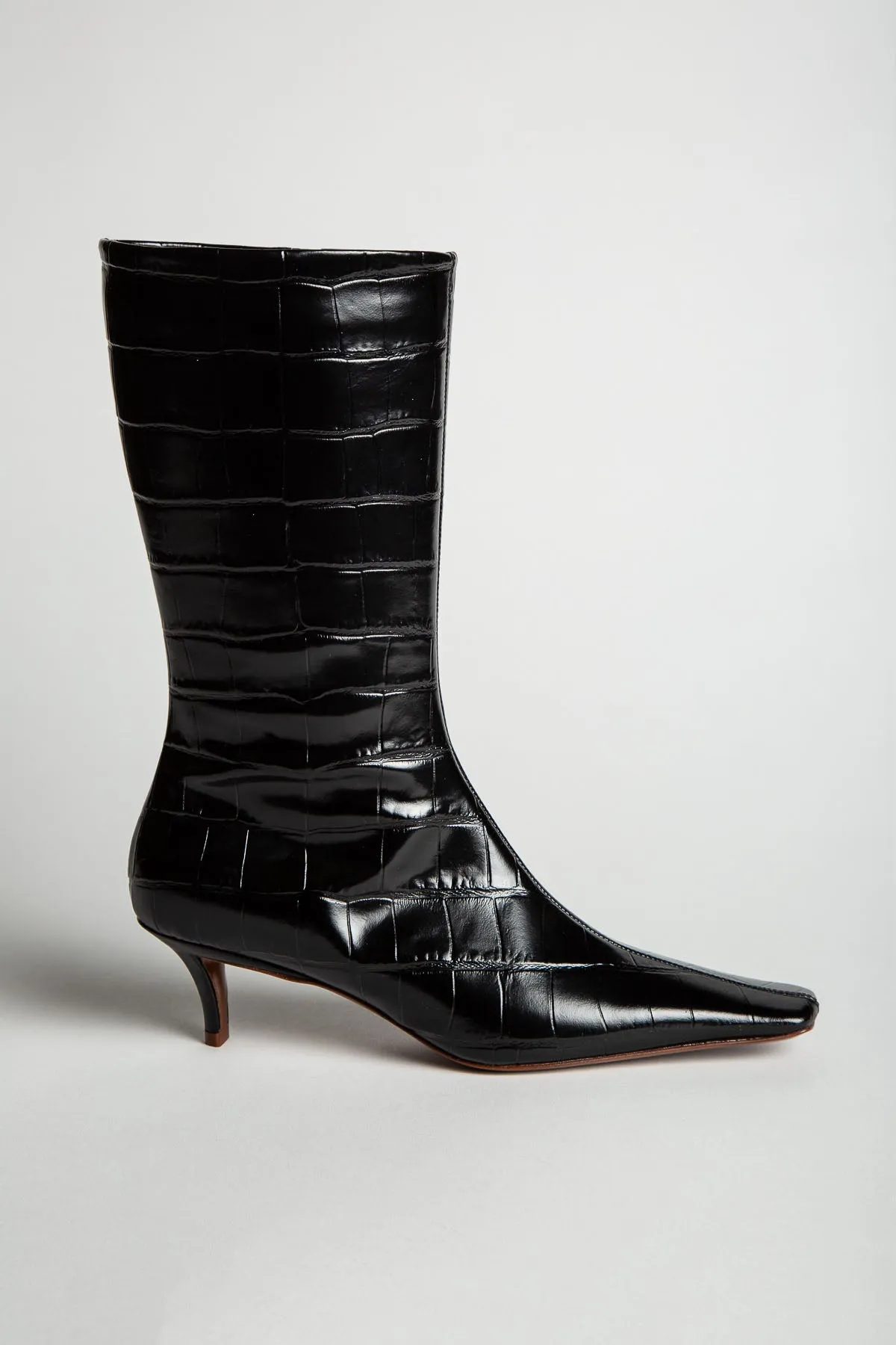 JIL SANDER | POINTY TOE HALF BOOTS