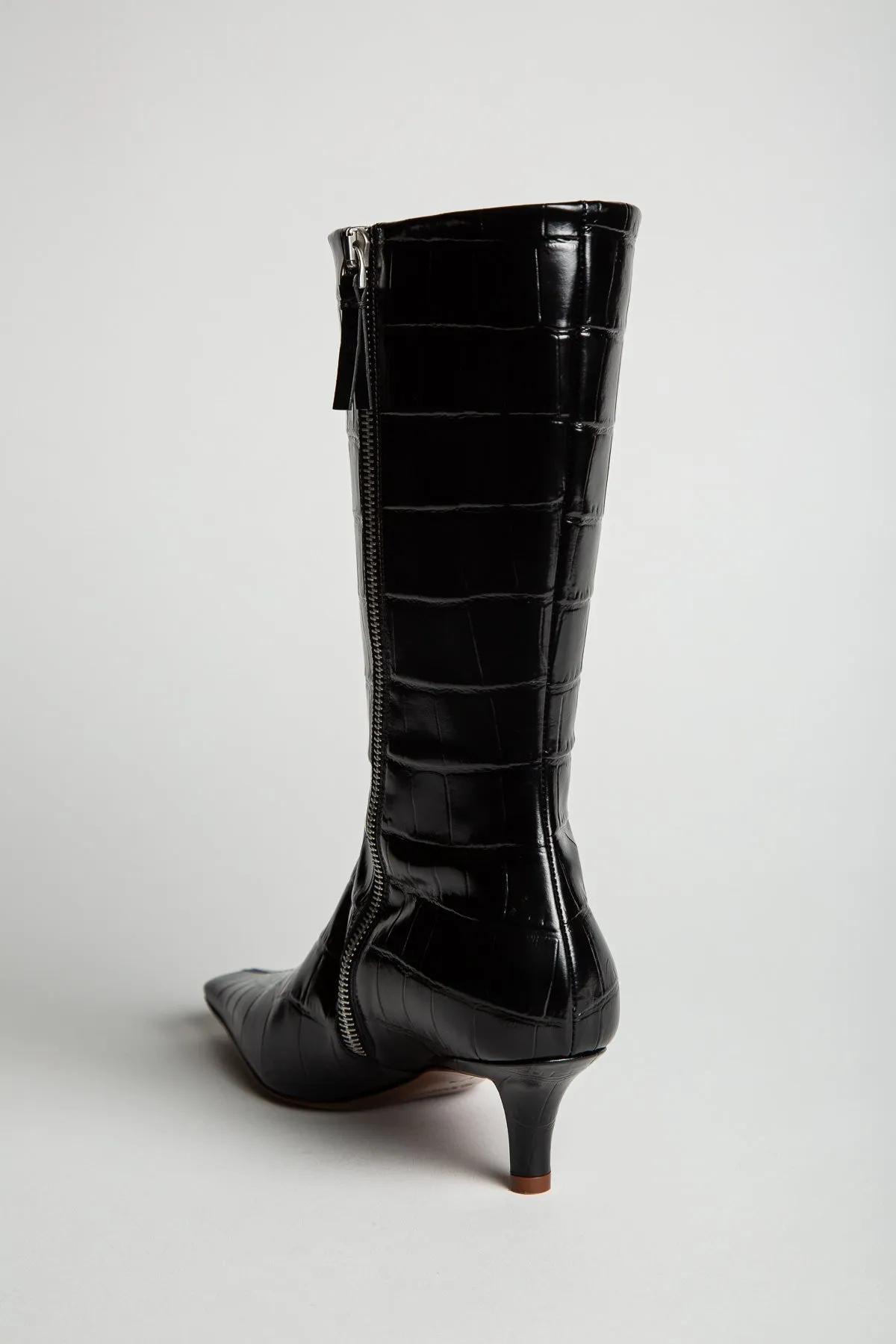 JIL SANDER | POINTY TOE HALF BOOTS