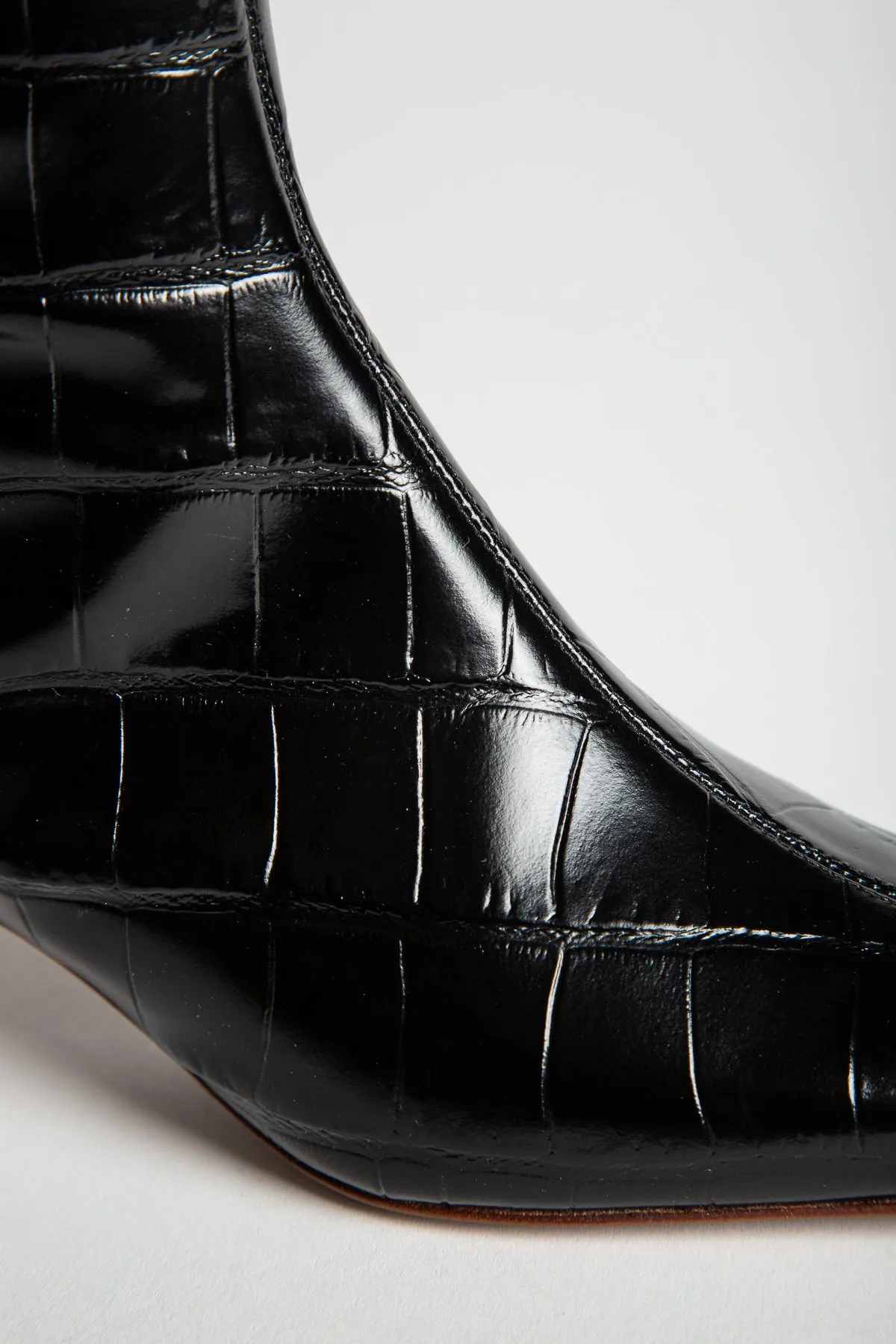 JIL SANDER | POINTY TOE HALF BOOTS