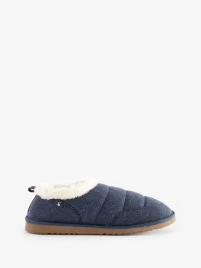 Joules Lazydays Men's Faux Fur Lined Slippers