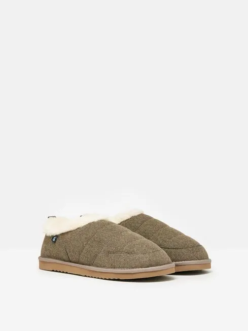 Joules Lazydays Men's Faux Fur Lined Slippers