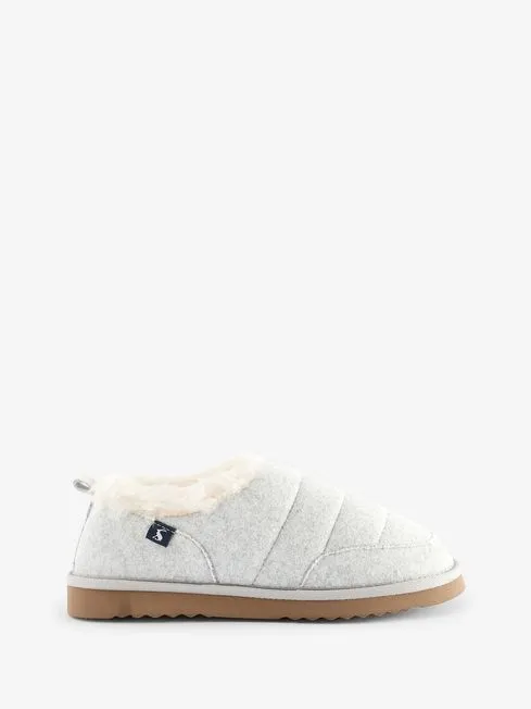 Joules Lazydays Womens Faux Fur Lined Slippers