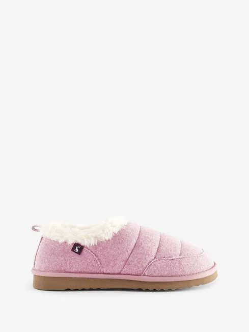 Joules Lazydays Womens Faux Fur Lined Slippers