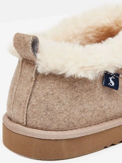 Joules Lazydays Womens Faux Fur Lined Slippers