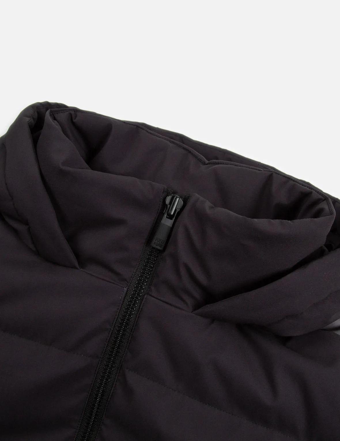 Kamon and Logo Embroidered Gradient Down Jacket