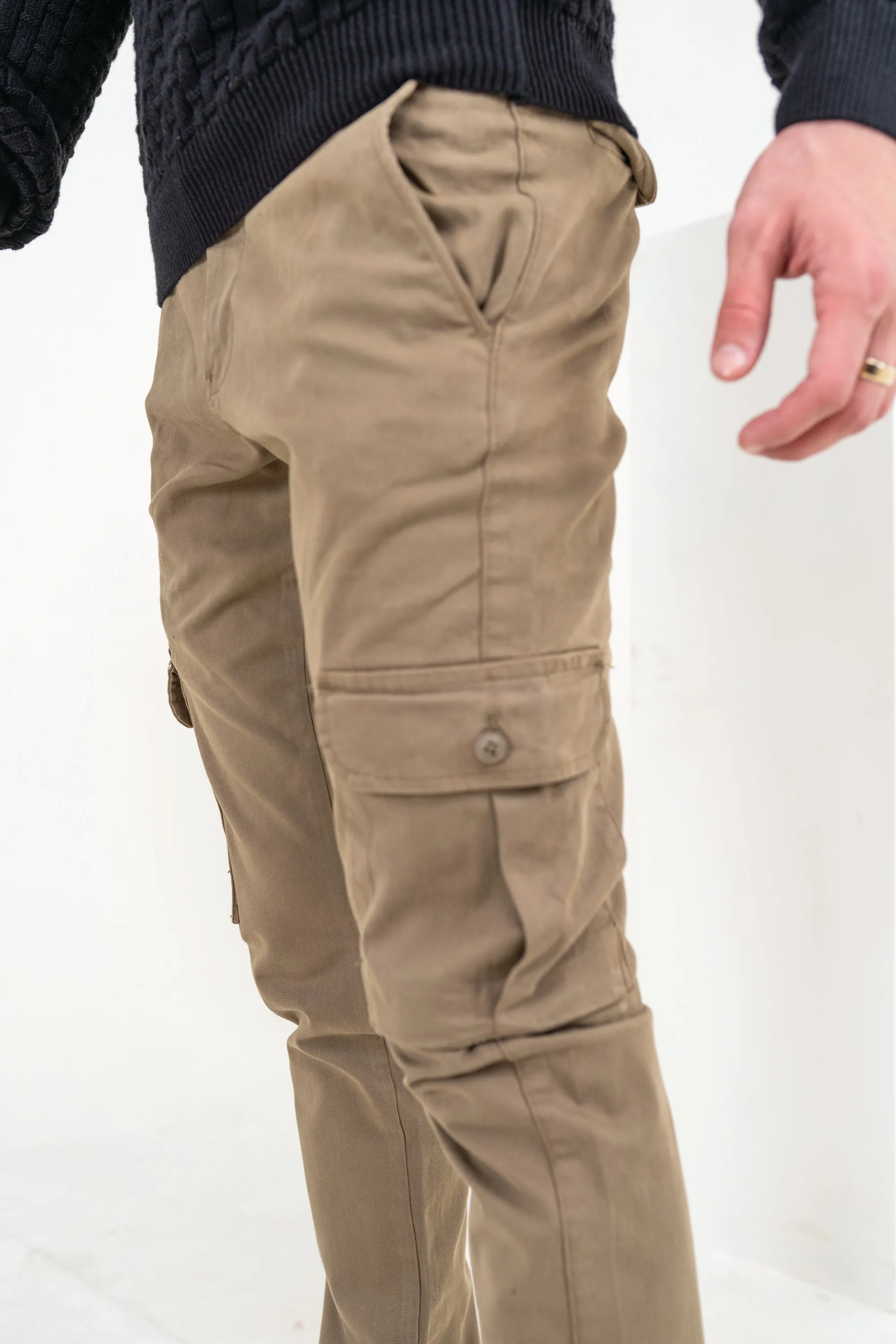 Khaki Cargo Pants