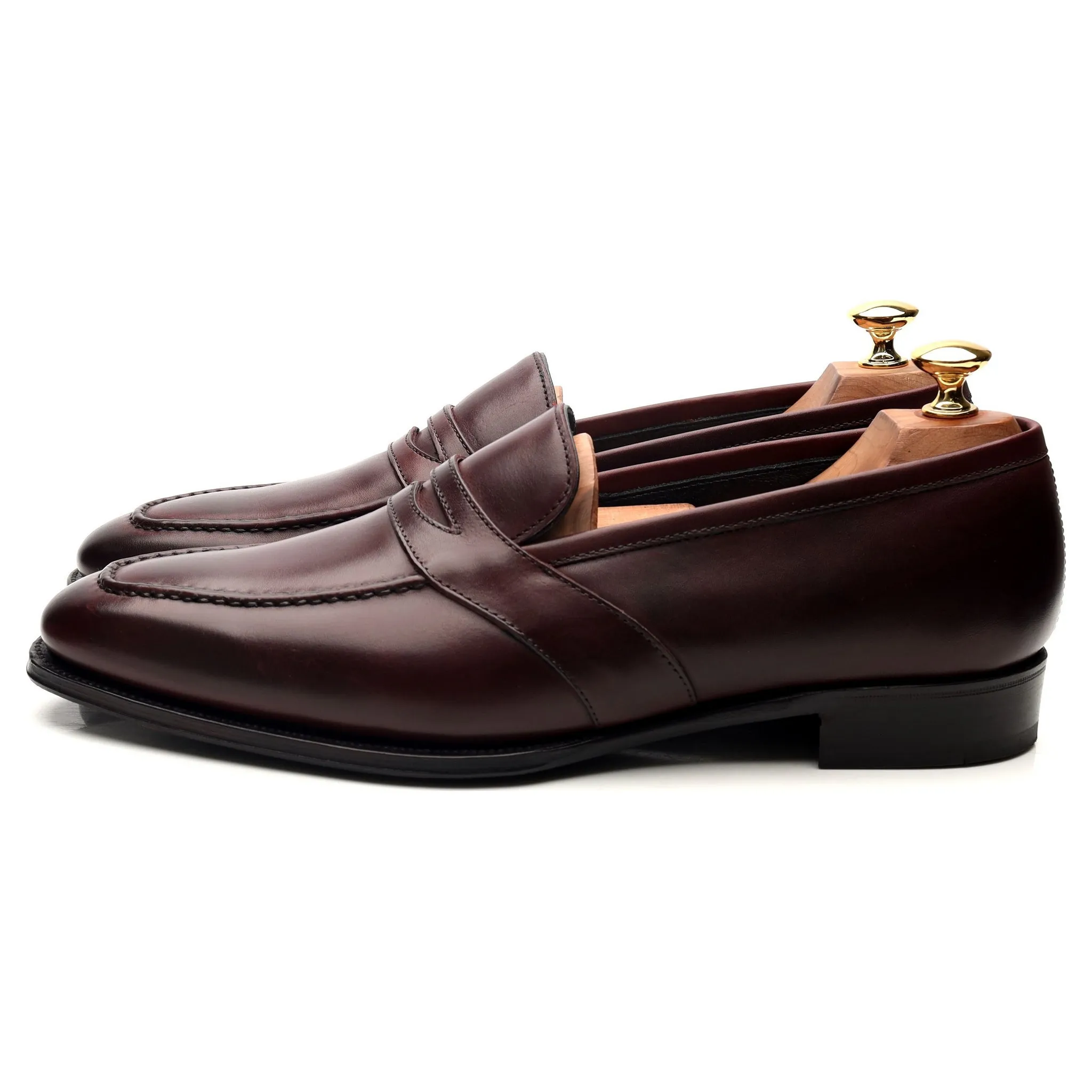 Kingsman Burgundy Apron Loafers UK 9 E