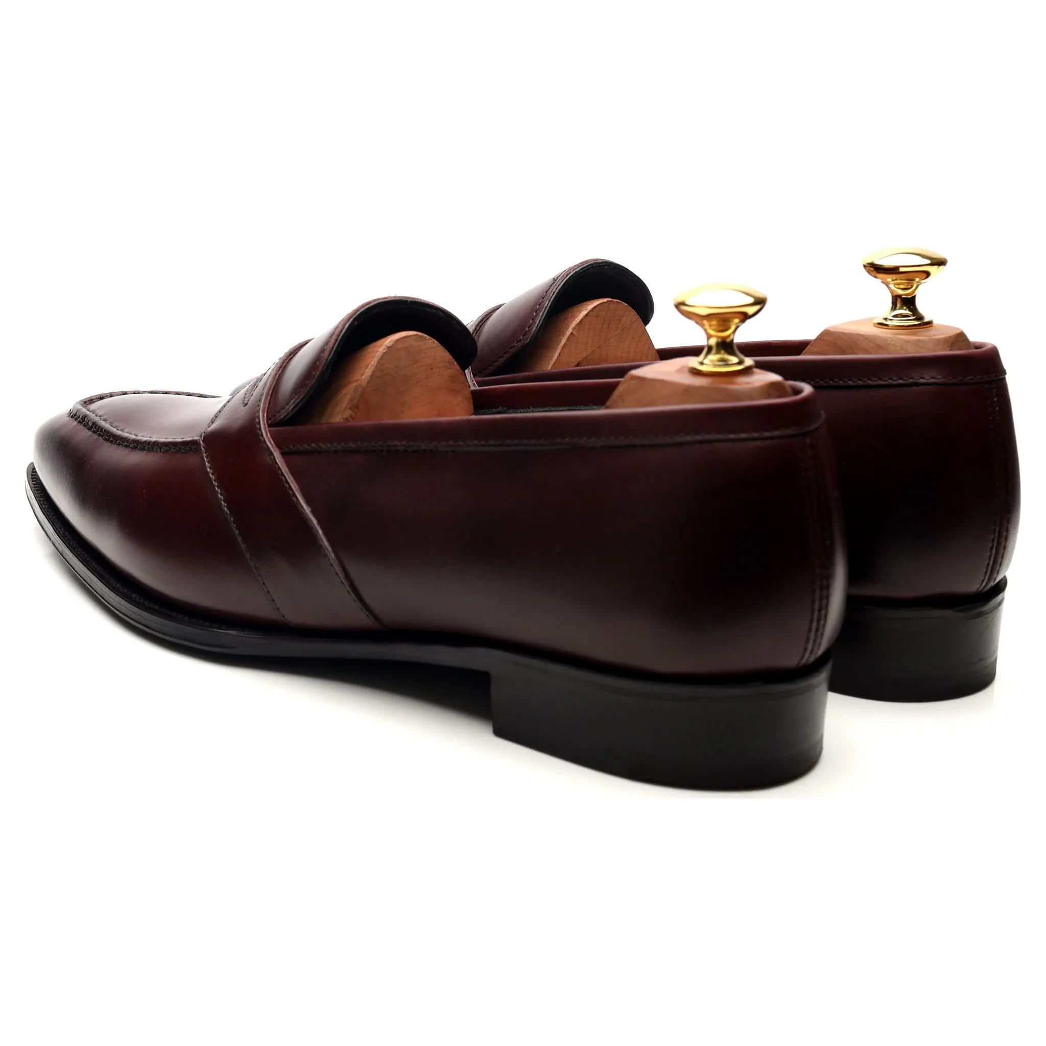 Kingsman Burgundy Apron Loafers UK 9 E