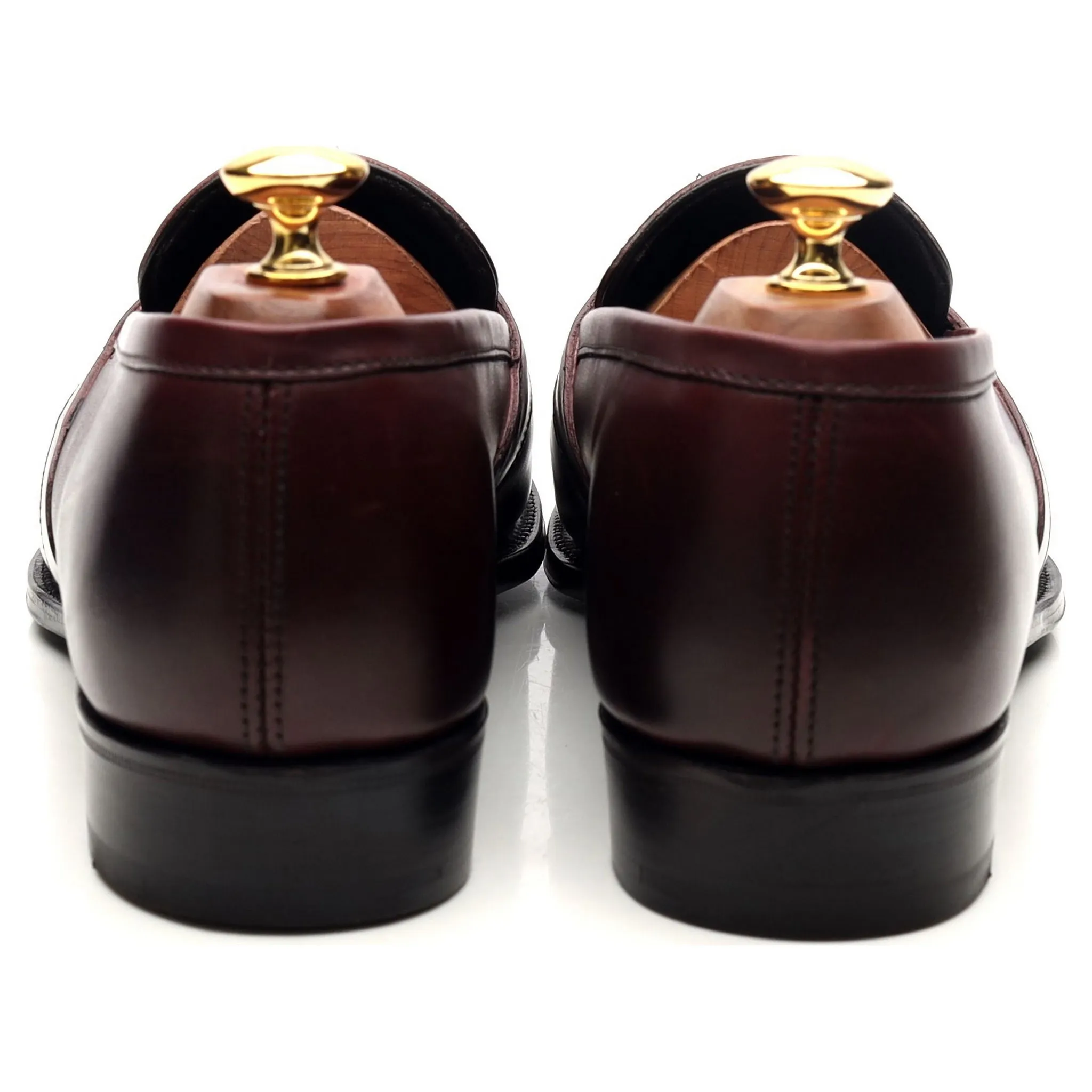 Kingsman Burgundy Apron Loafers UK 9 E