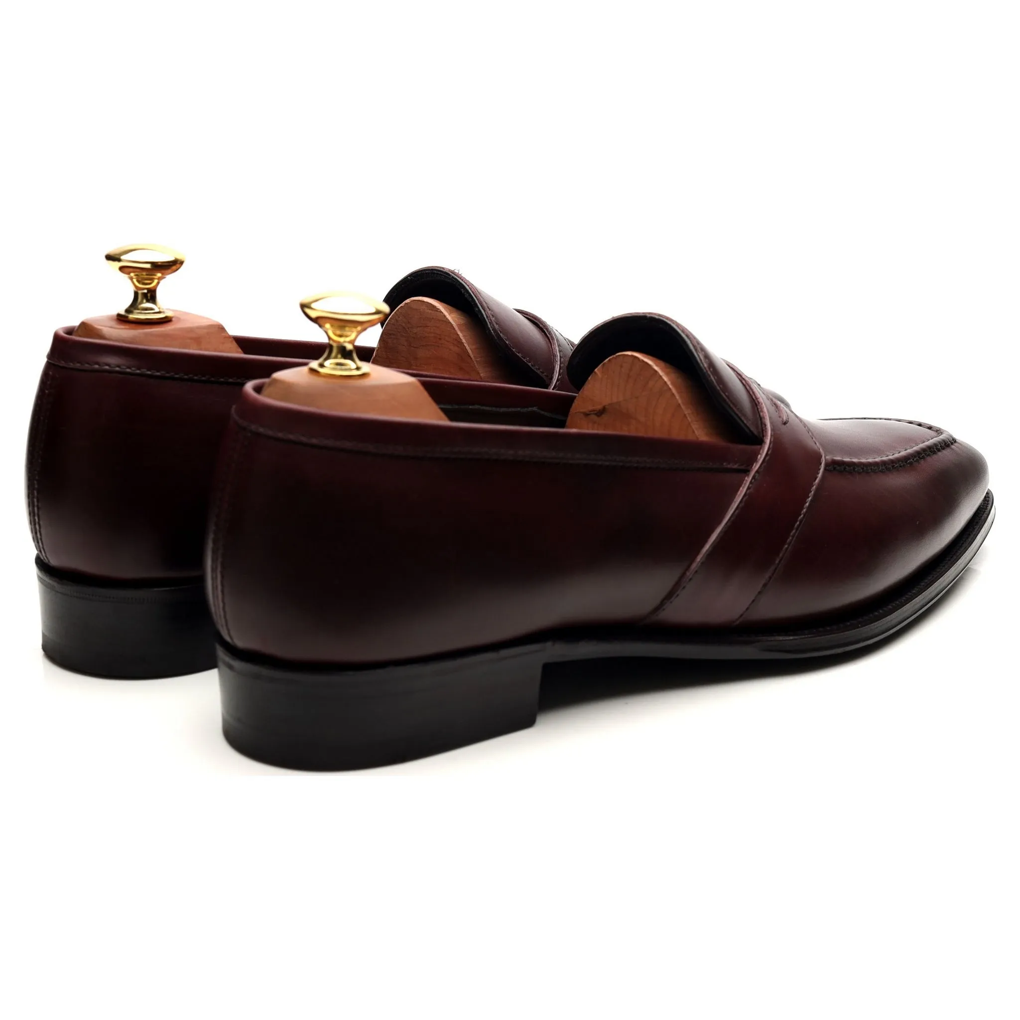 Kingsman Burgundy Apron Loafers UK 9 E