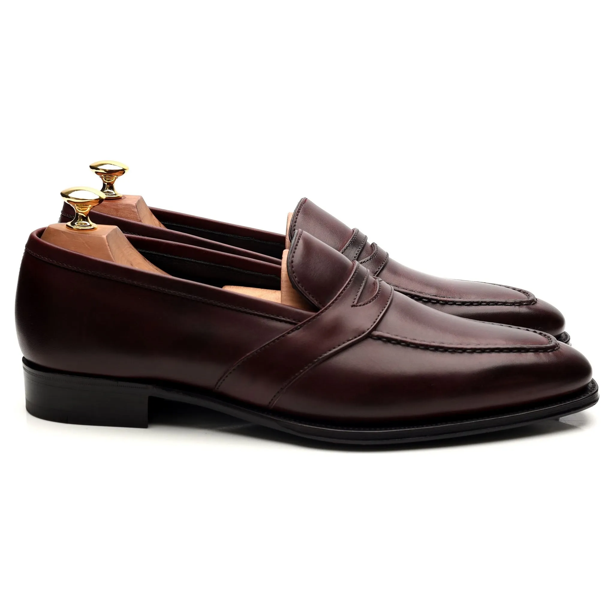 Kingsman Burgundy Apron Loafers UK 9 E