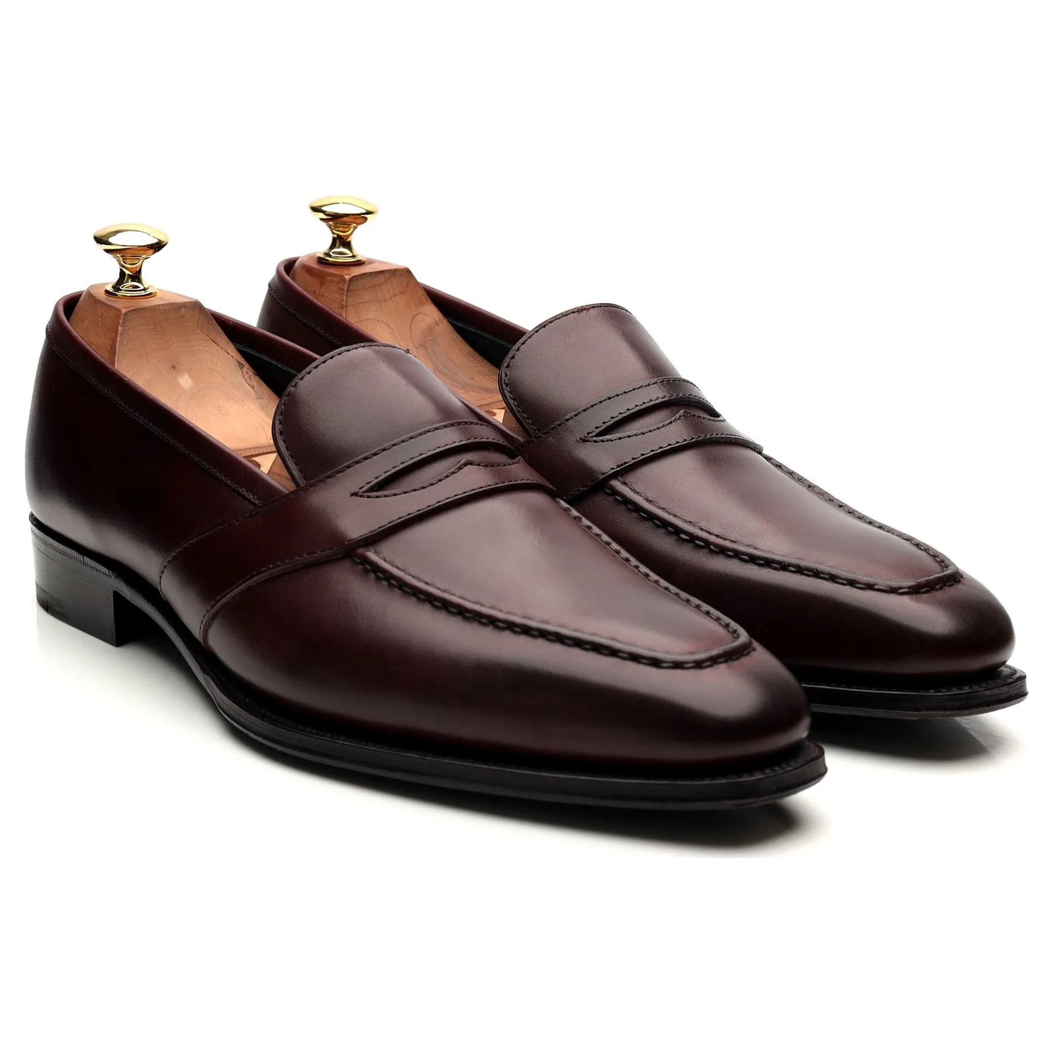 Kingsman Burgundy Apron Loafers UK 9 E