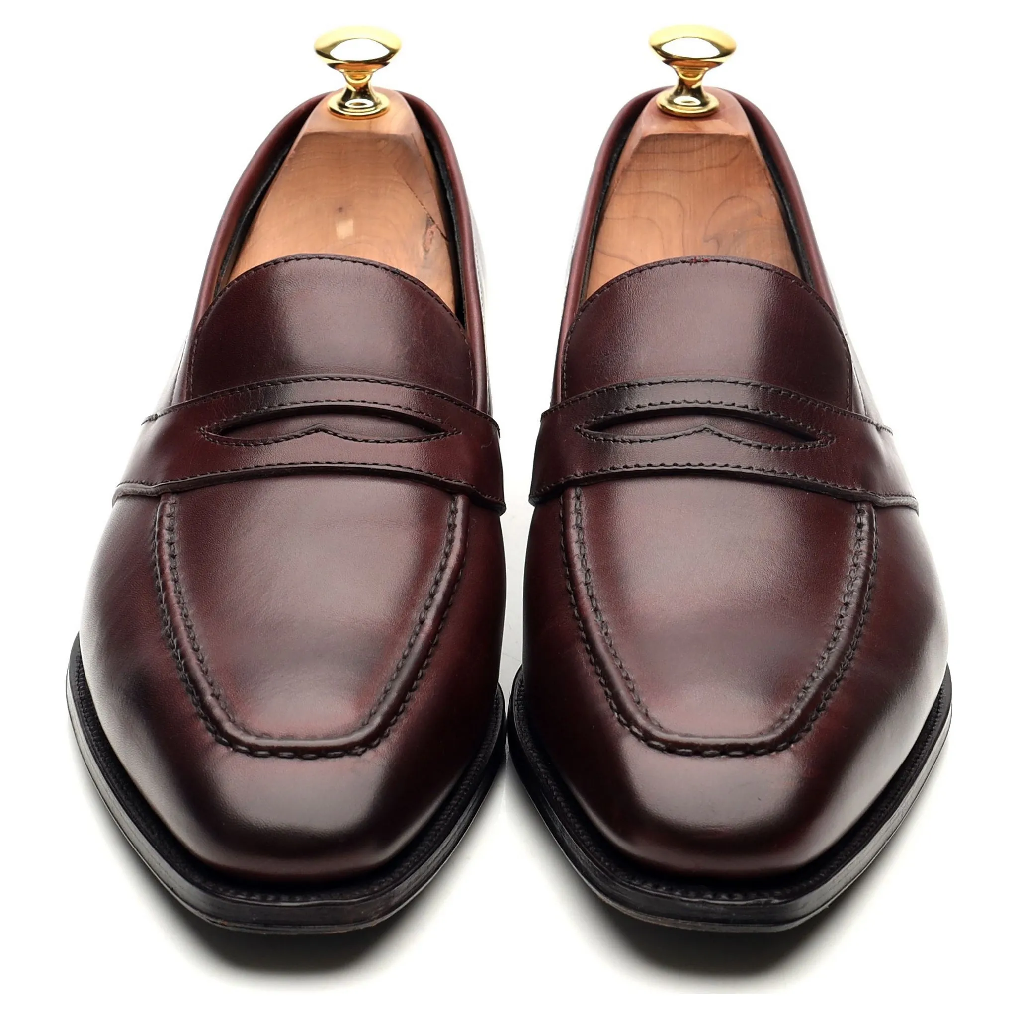 Kingsman Burgundy Apron Loafers UK 9 E