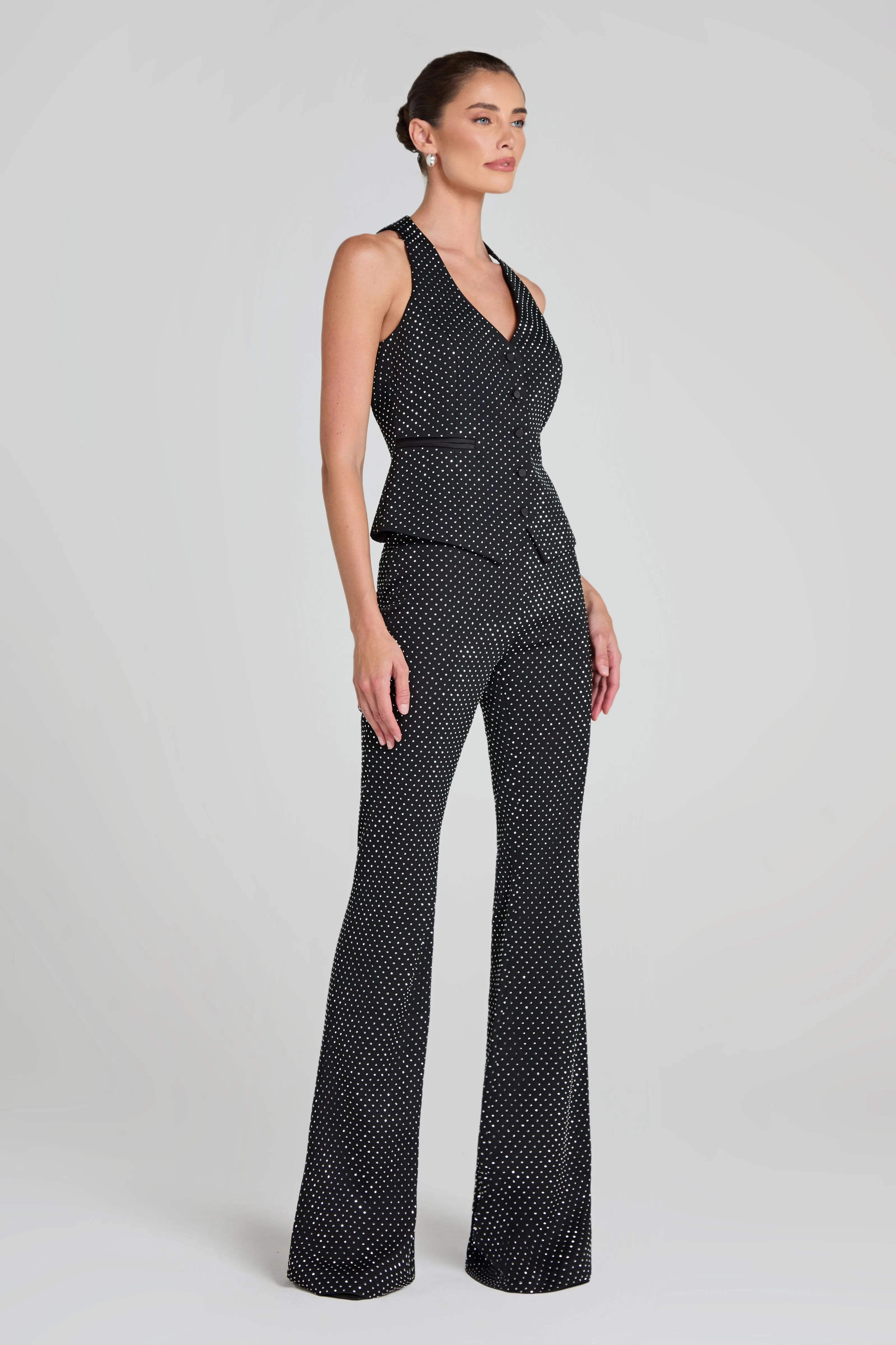 Kira Black Waistcoat