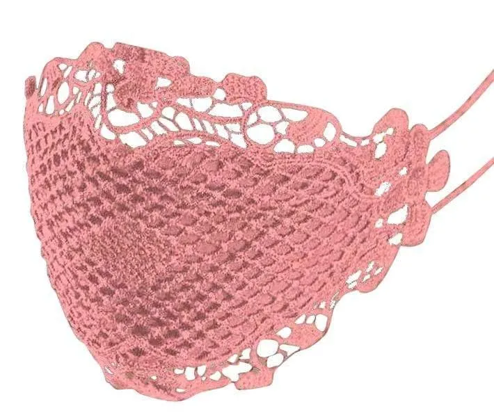 Lacey Mask - Pink