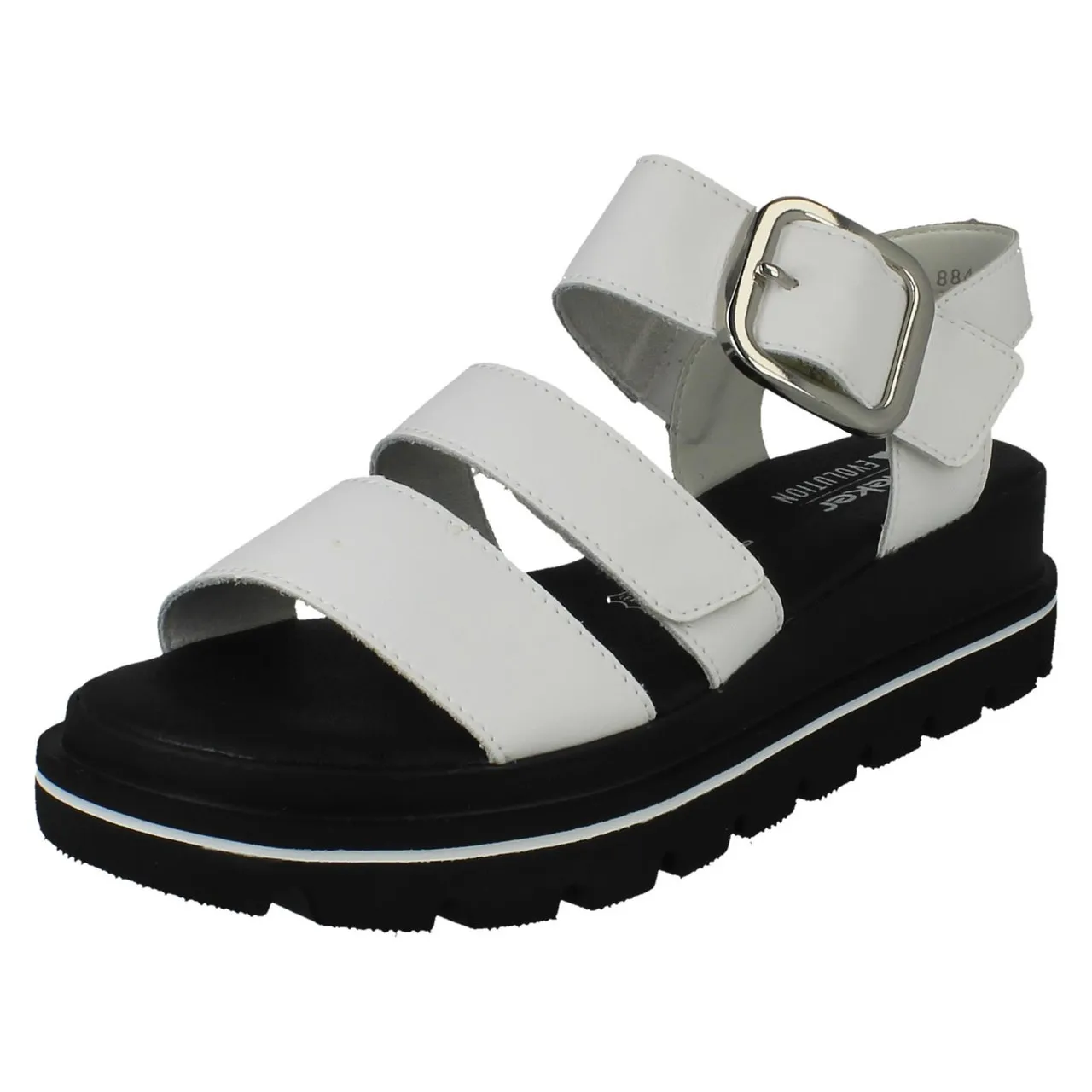 Ladies Rieker Revolution Chunky Sole Sandals W1650