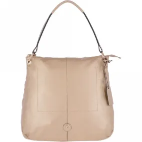 Large Leather Hobo Bag Gold : 62240