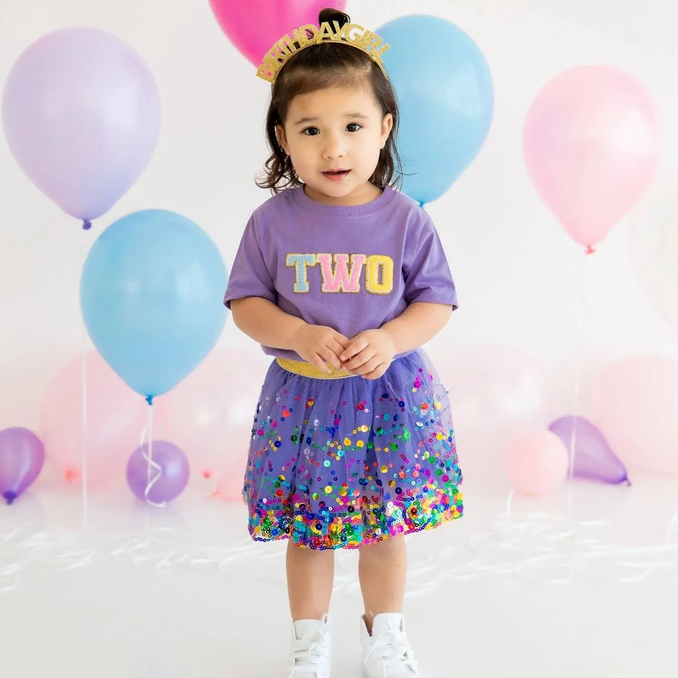 Lavender Confetti Tutu Skirt