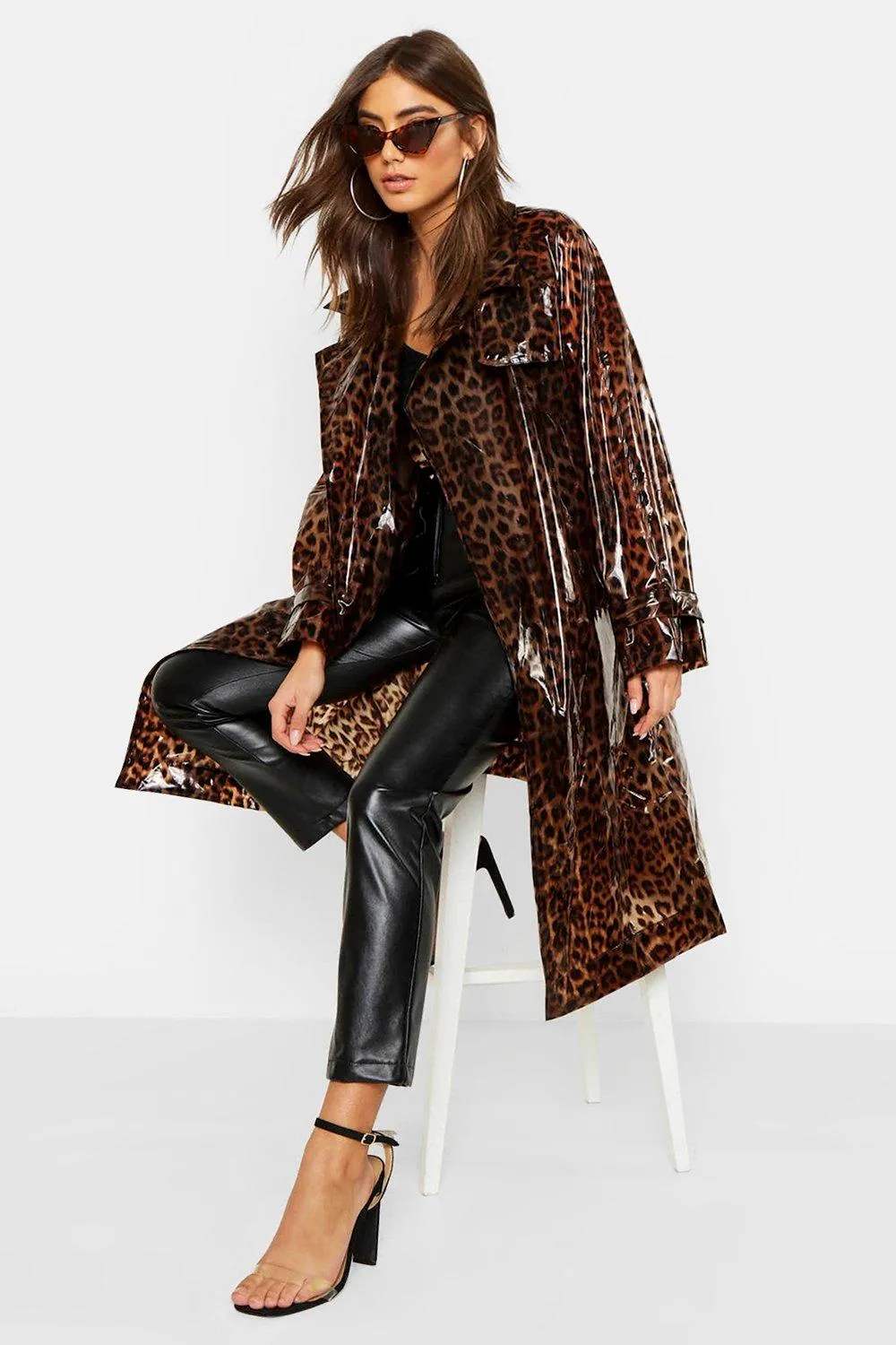 Leopard Vinyl Trench