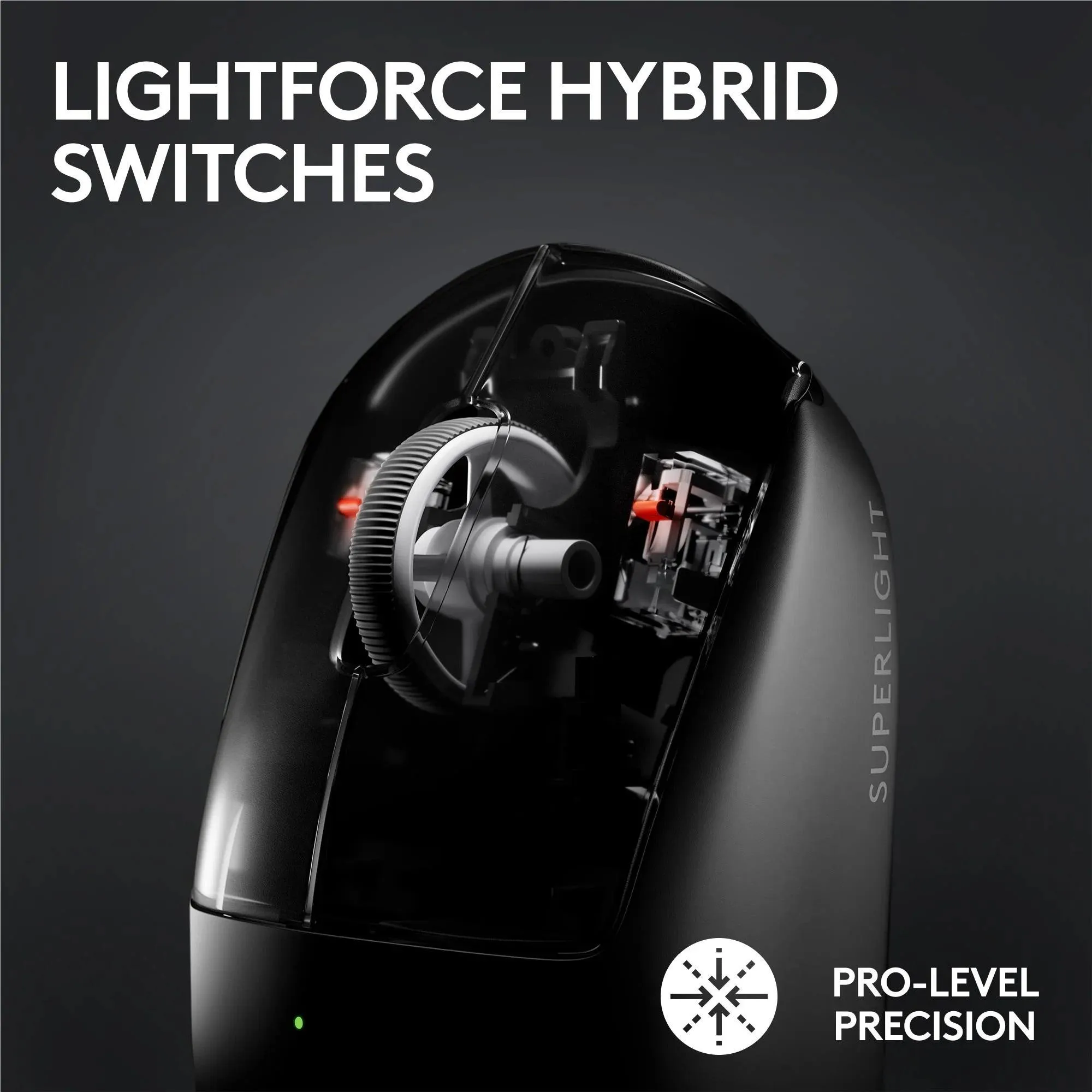 Logitech G PRO X Superlight 2 Lightspeed  Wireless Gaming Mouse Black