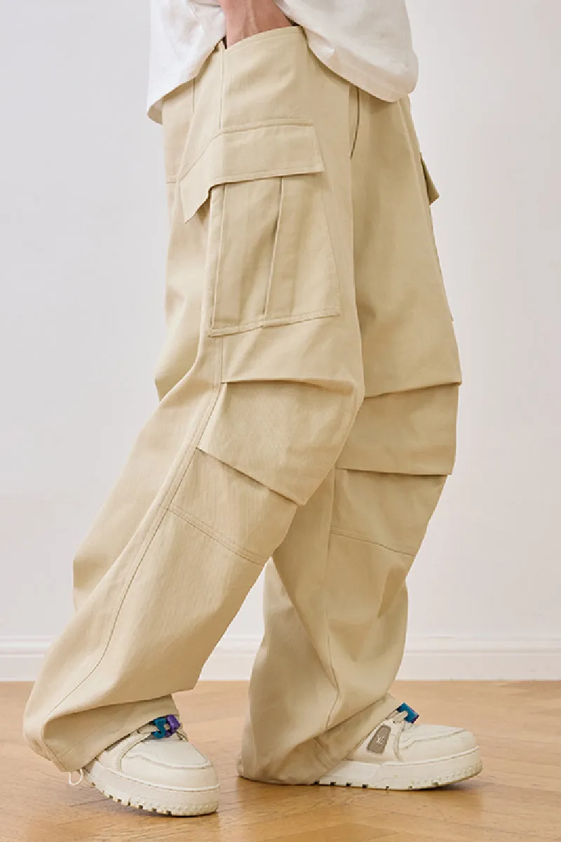 Loose Cargo Pants with Large Pockets