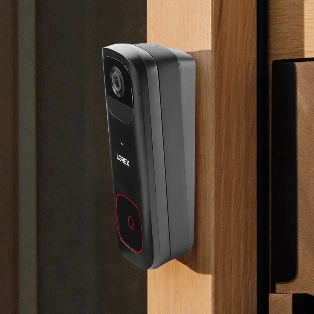 Lorex 2K Battery Video Doorbell (Black)