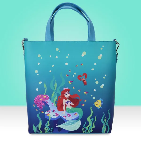 Loungefly x Disney The Little Mermaid Life is The Bubbles Tote Bag