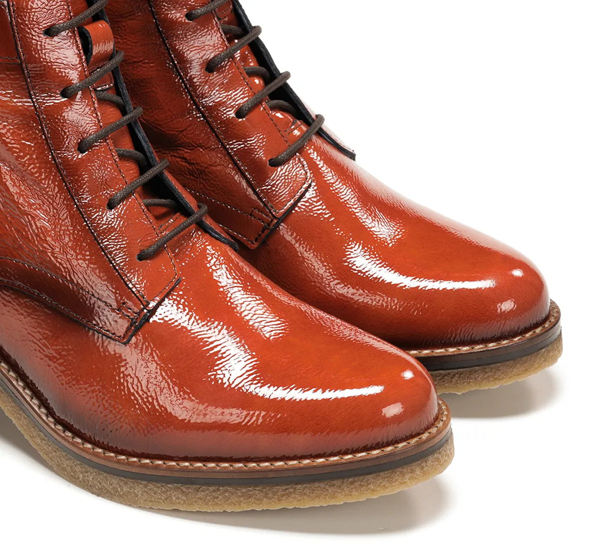 LUCERO D8686 Orange Ankle Boot