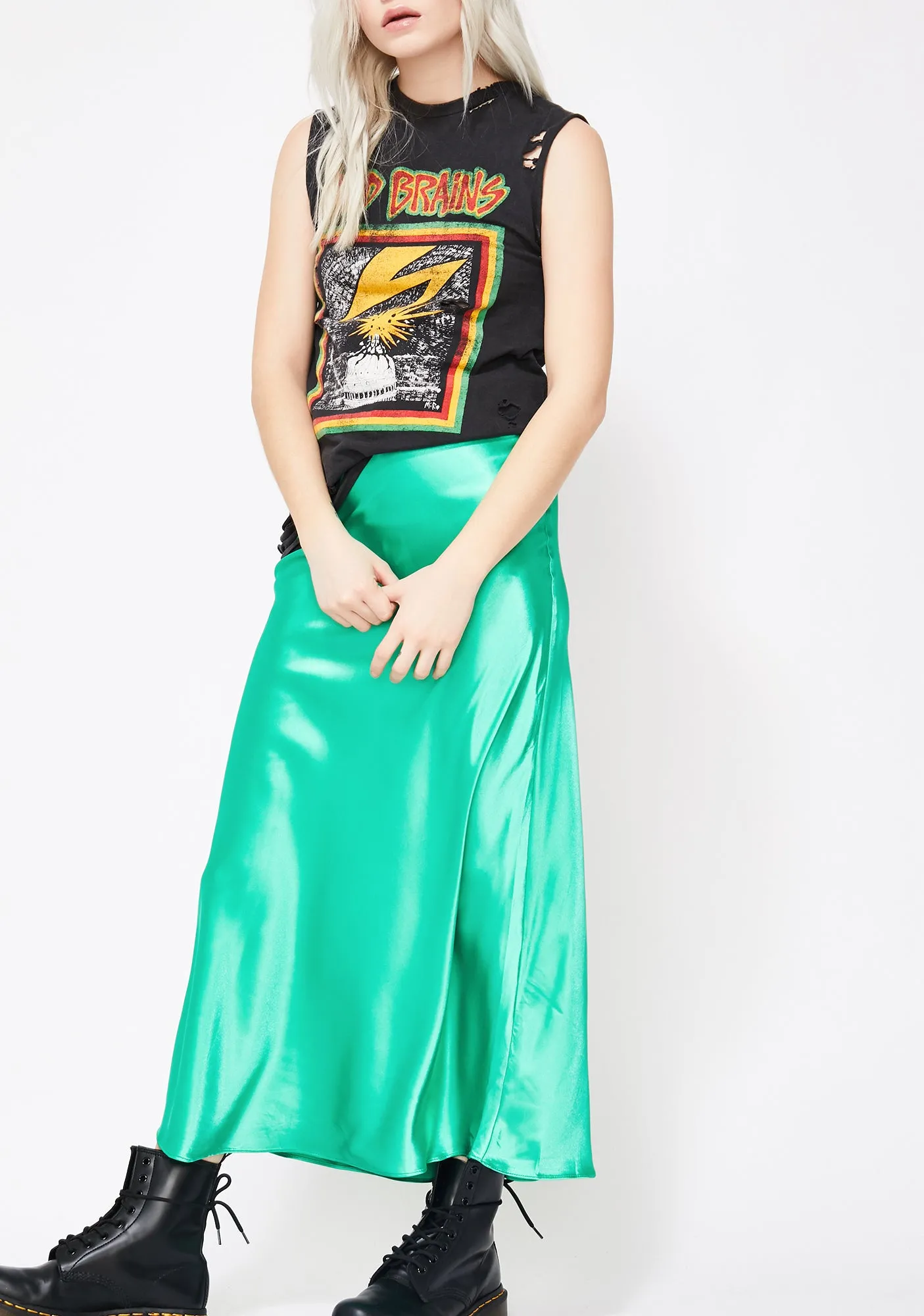 Lush Club Midi Skirt-