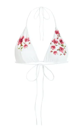 Magda Butrym Floral Bikini Top