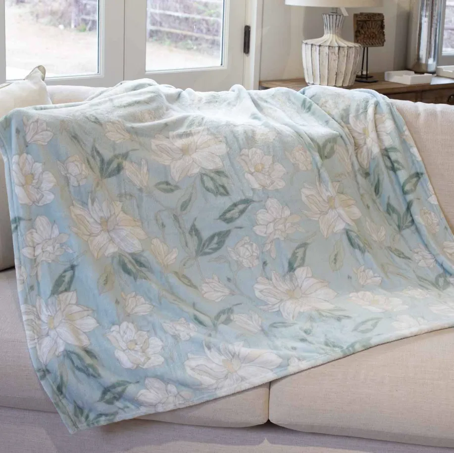 Magnolia Throw Blanket