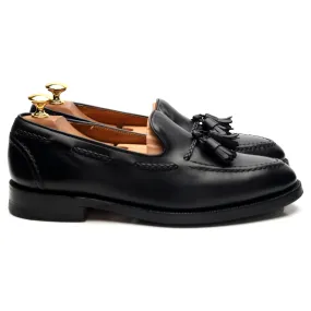 'Matisse' Black Leather Tassel Loafers UK 6.5 F