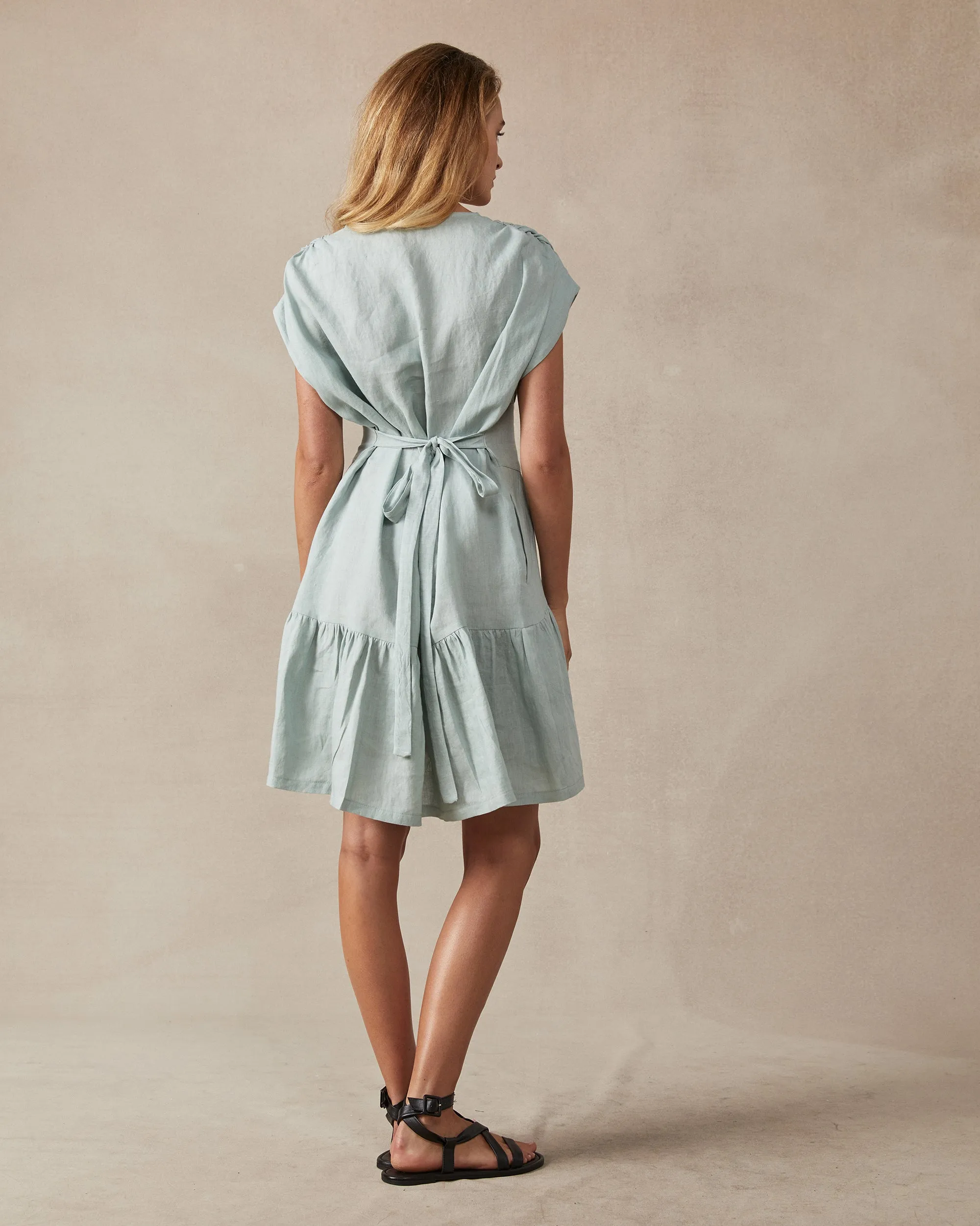 Matteo Dress Sage