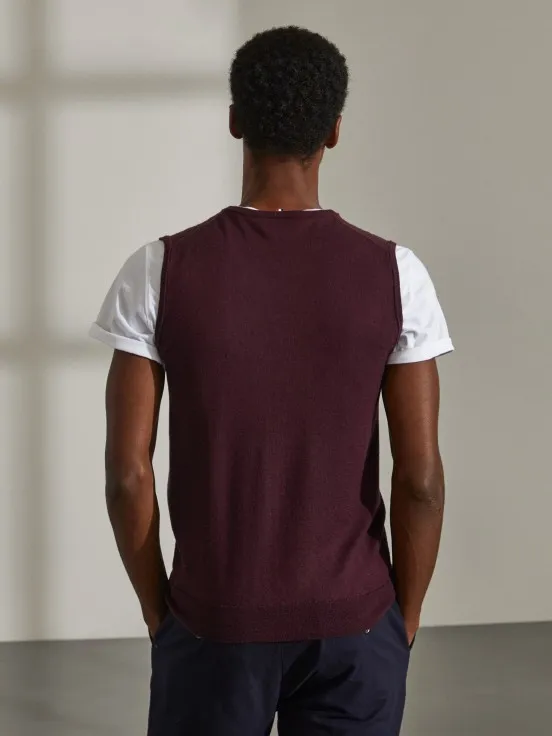 Merino wool vest