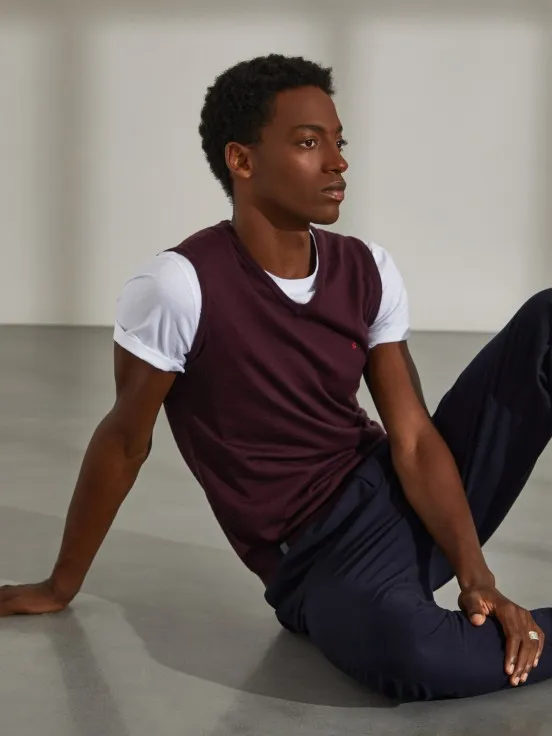 Merino wool vest