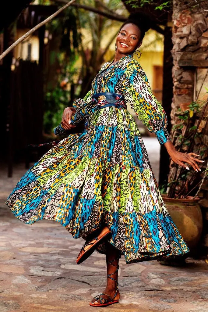 MIZUKI Pheasant Dress
