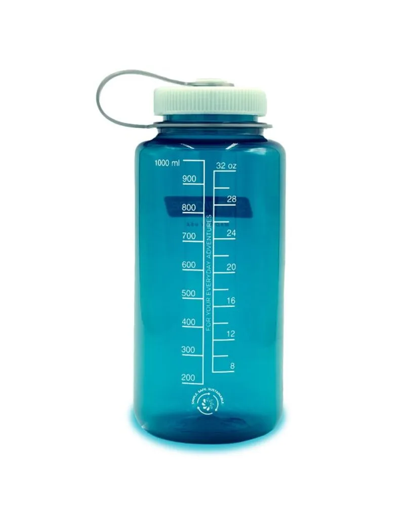 Nalgene Wide Mouth 1L Tritan Sustain Bottle Trout Green