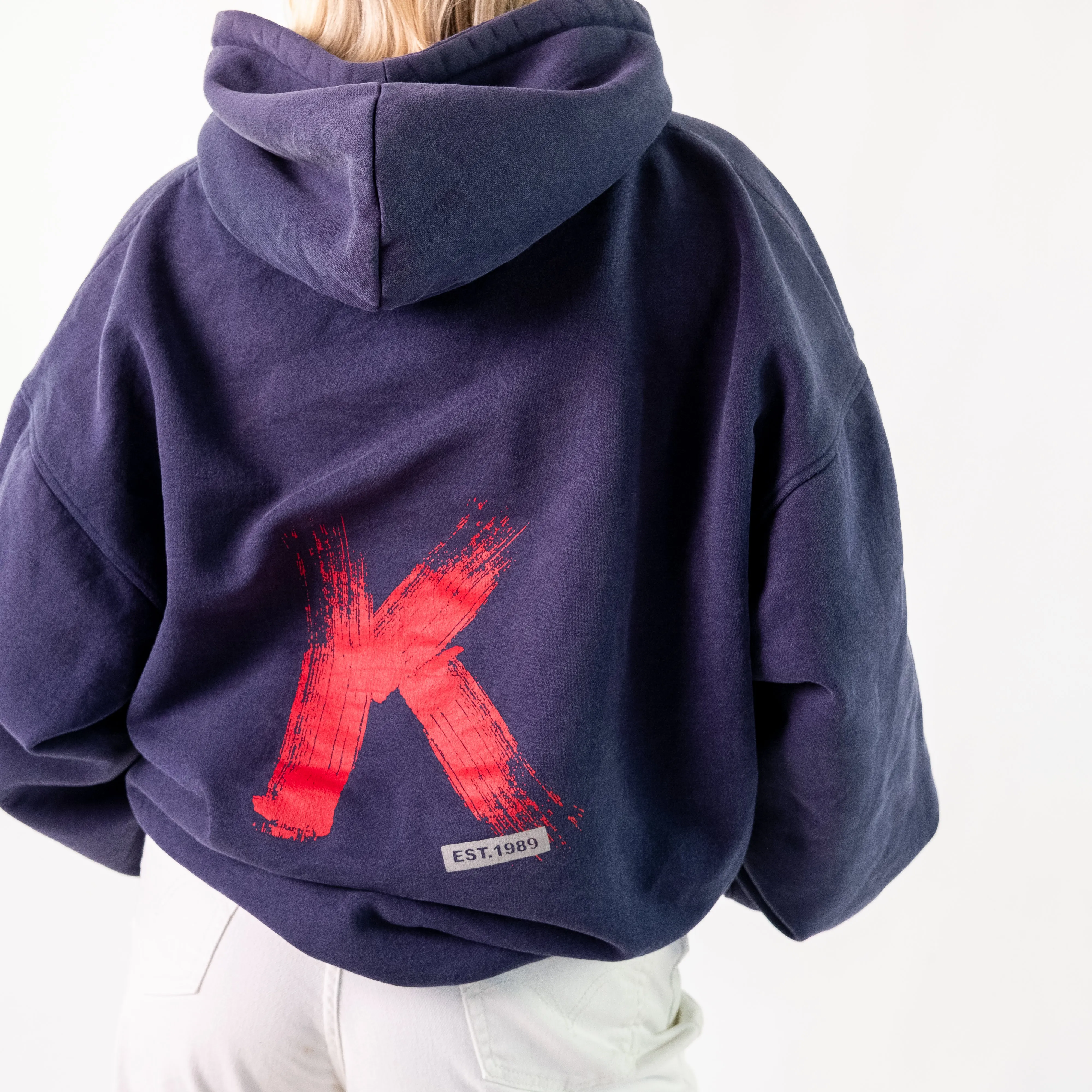 Navy Blue 90s Karl Kani Hoodie (XXL)