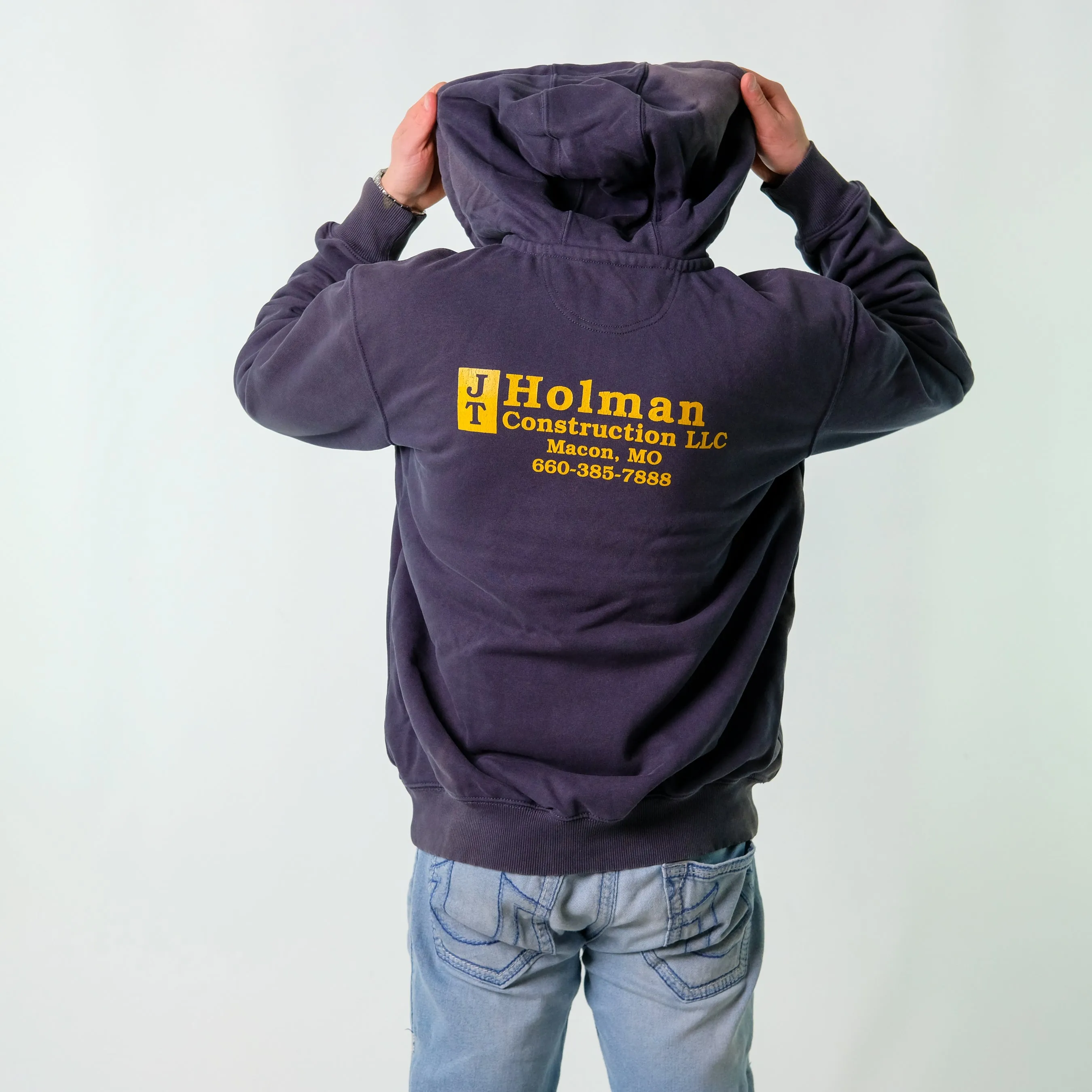 Navy Blue y2ks Carhartt Hoodie (L)