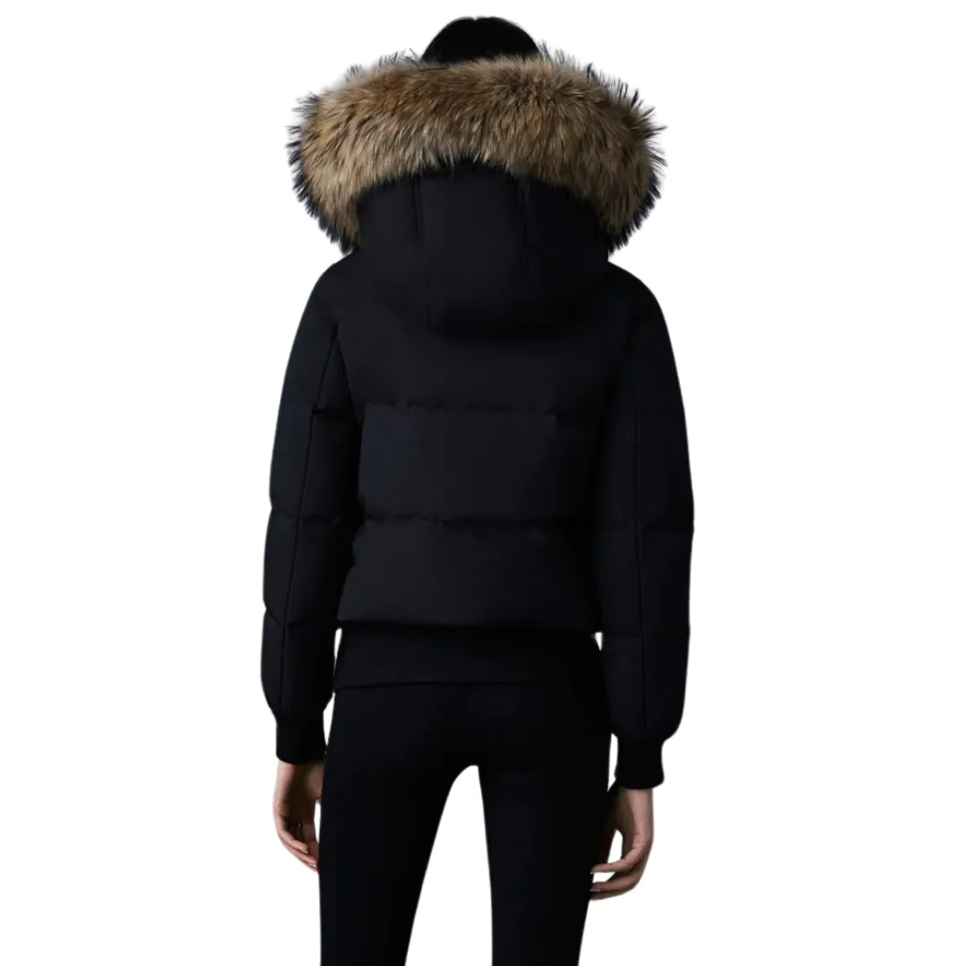 NEFI BOMBER DOWN JACKET BLACK