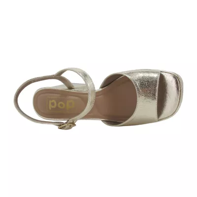 new!Pop Womens Fearless Heeled Sandals