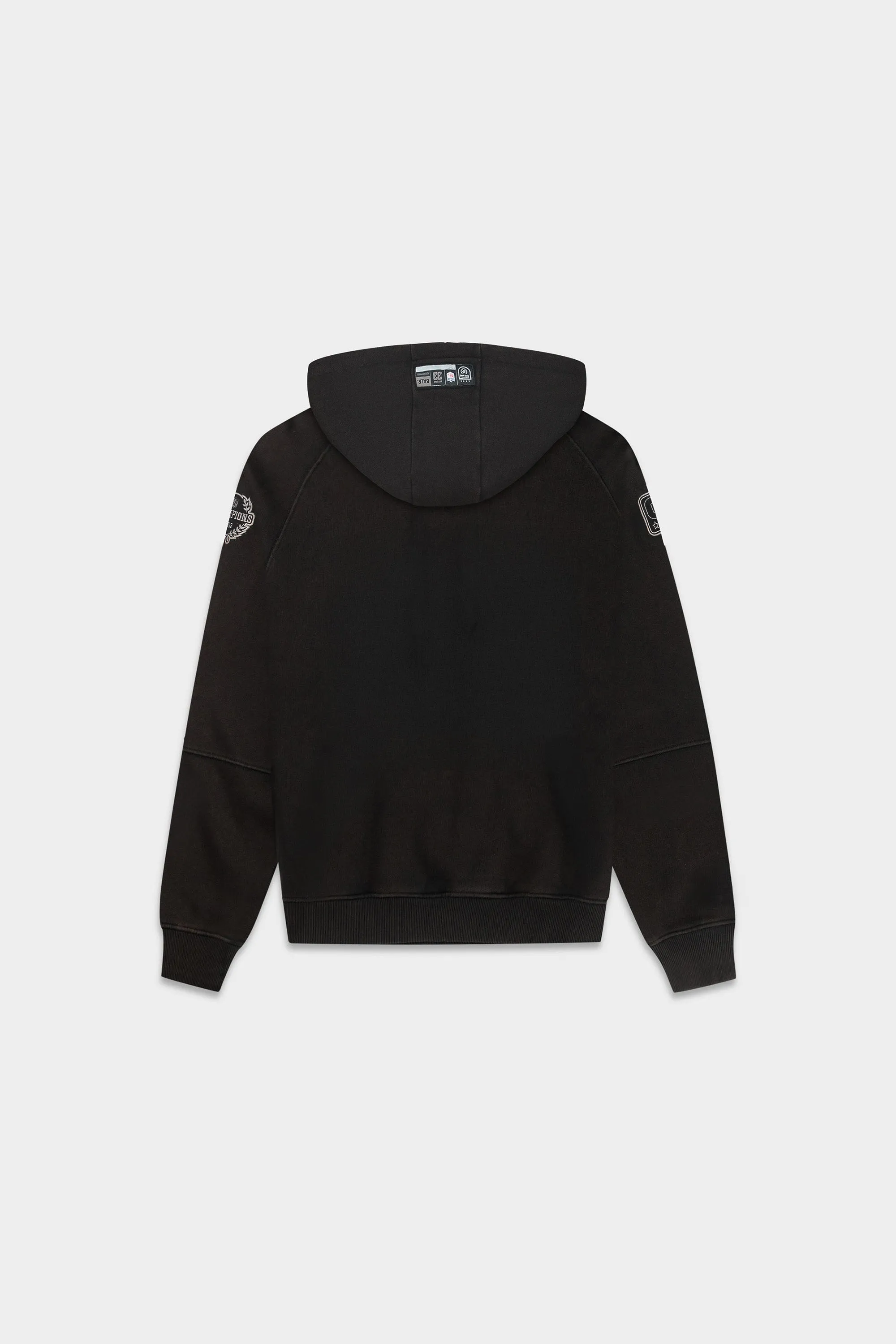 NFL x BALR. Washed Box Hoodie Jet Black