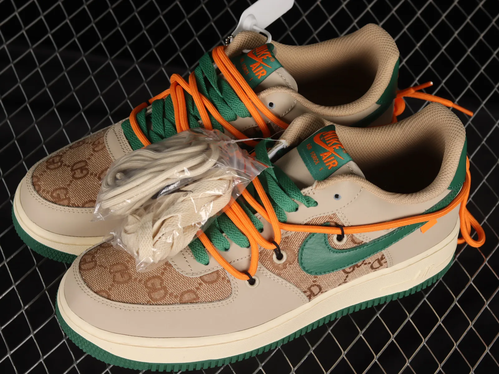 Nike Air Force 1 07 Low Brown Green Orange CV1724-109