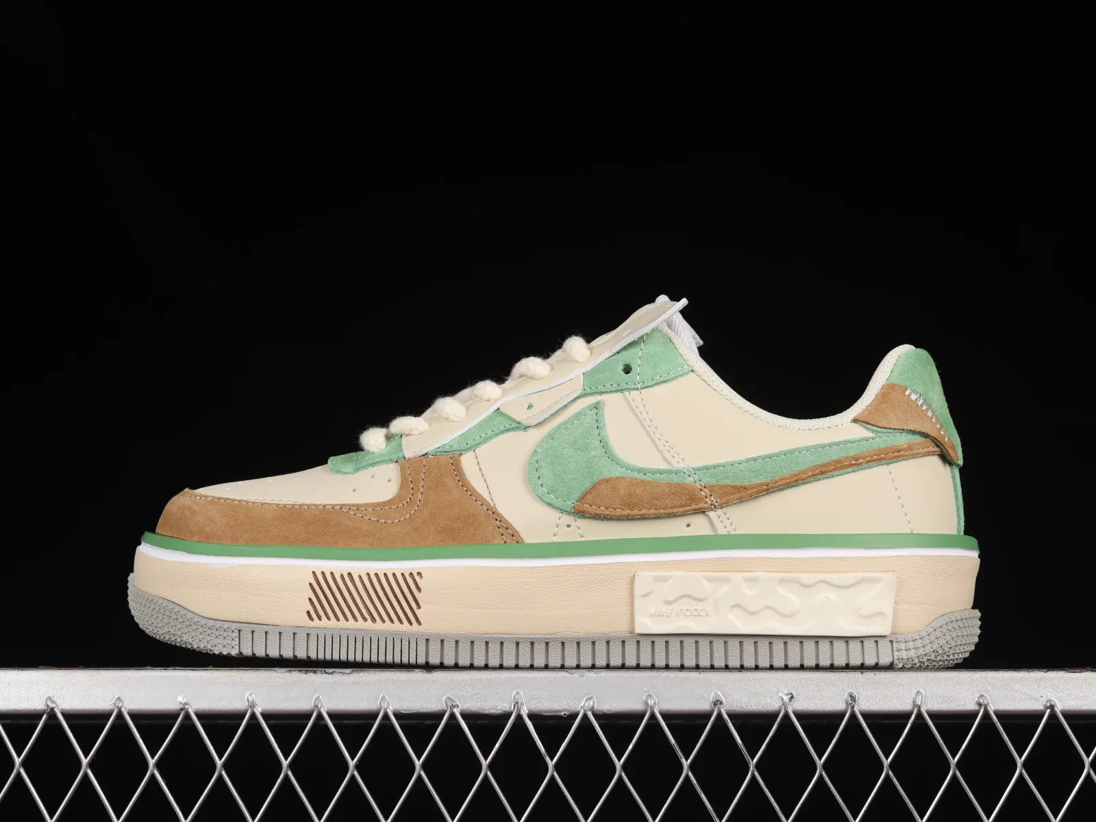 Nike Air Force 1 Fontanka Brown Green Grey CW6688-801