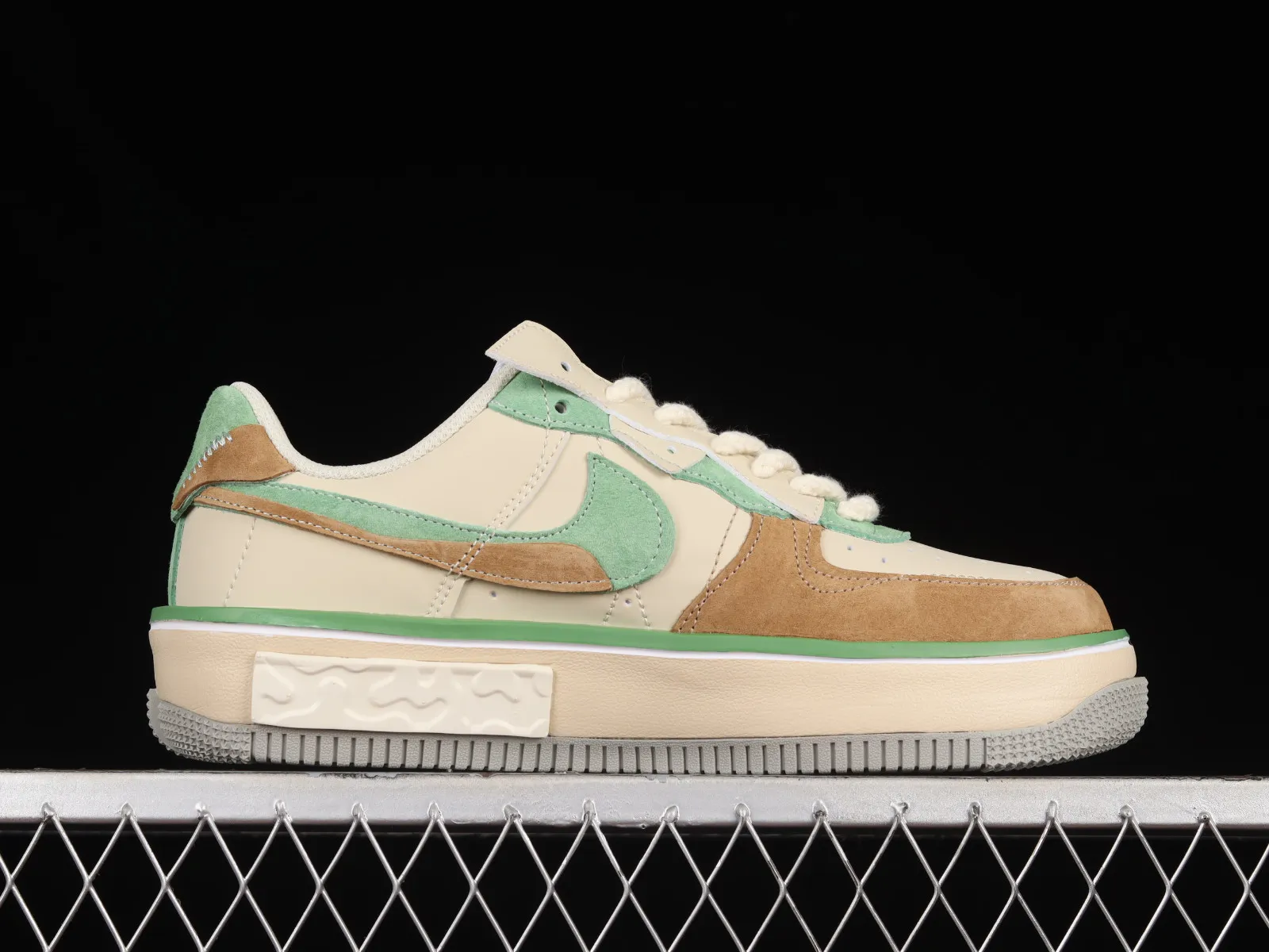 Nike Air Force 1 Fontanka Brown Green Grey CW6688-801