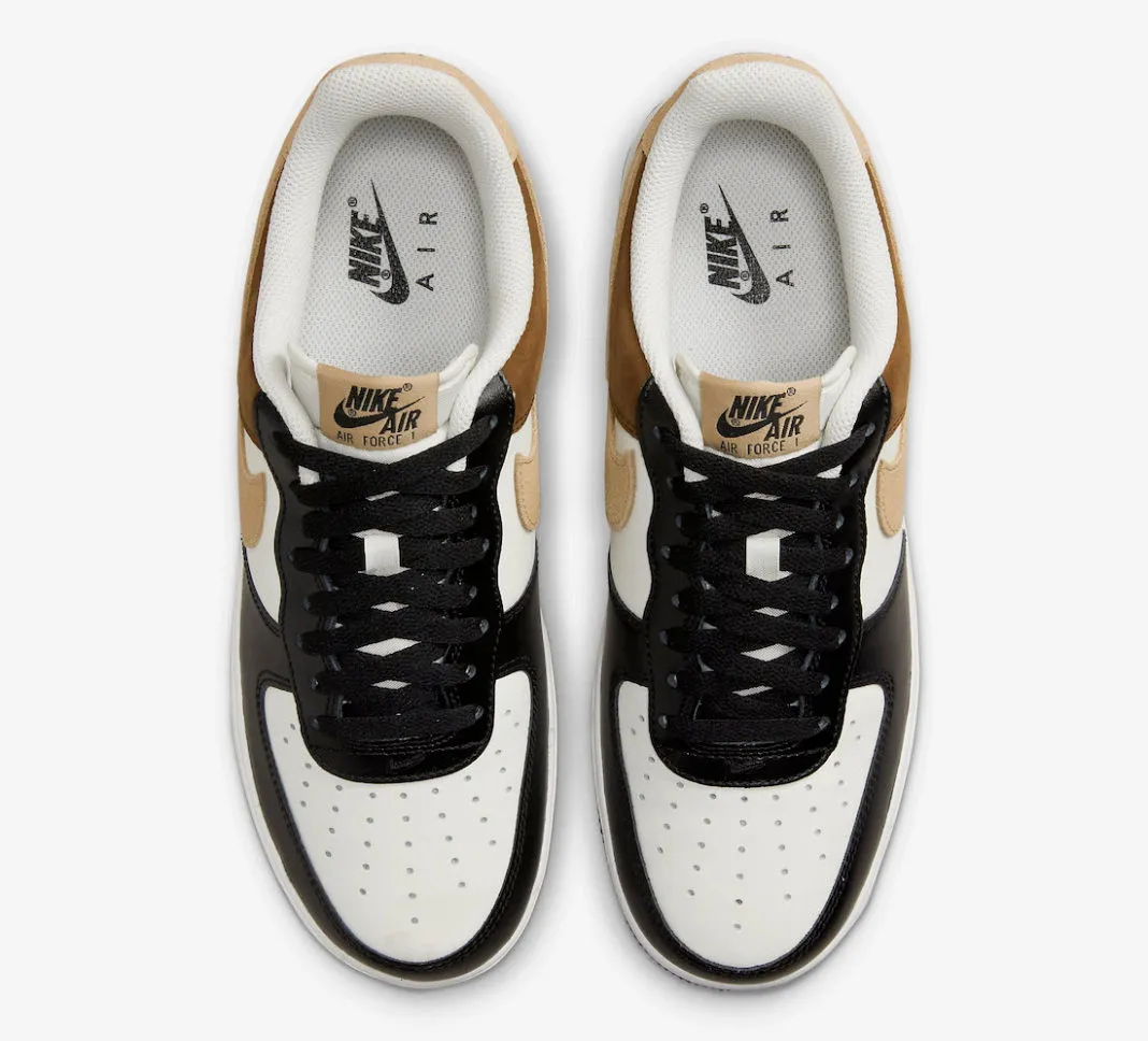 Nike Air Force 1 Low Mocha White Black Tan Brown FB3355-200