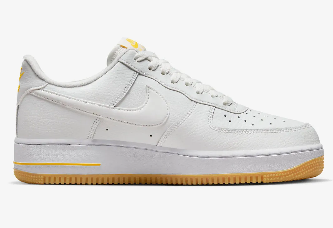 Nike Air Force 1 Low University Gold White Gum Light Brown DZ4512-100