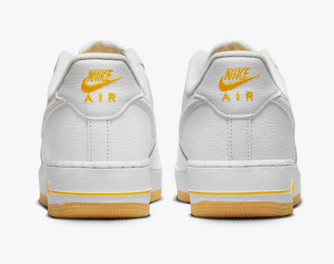 Nike Air Force 1 Low University Gold White Gum Light Brown DZ4512-100