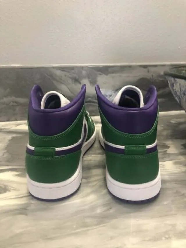 Nike air jordan 1 mid incredible hulk