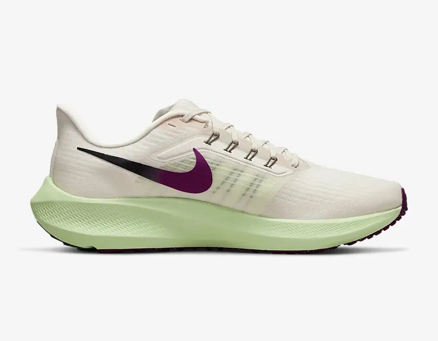 Nike Air Zoom Pegasus 39 Light Orewood Brown Sail Barely Volt Red Plum DH4071-101